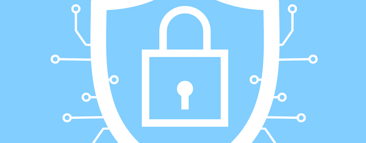 Free cybersecurity lock encryption vector